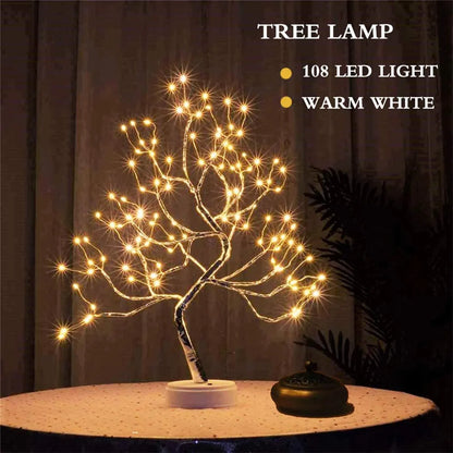 LED Night Light Mini Christmas Tree Lamp For Kids or Bedroom Decoration - LSDproductionsGB