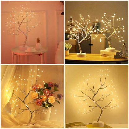 LED Night Light Mini Christmas Tree Lamp For Kids or Bedroom Decoration - LSDproductionsGB