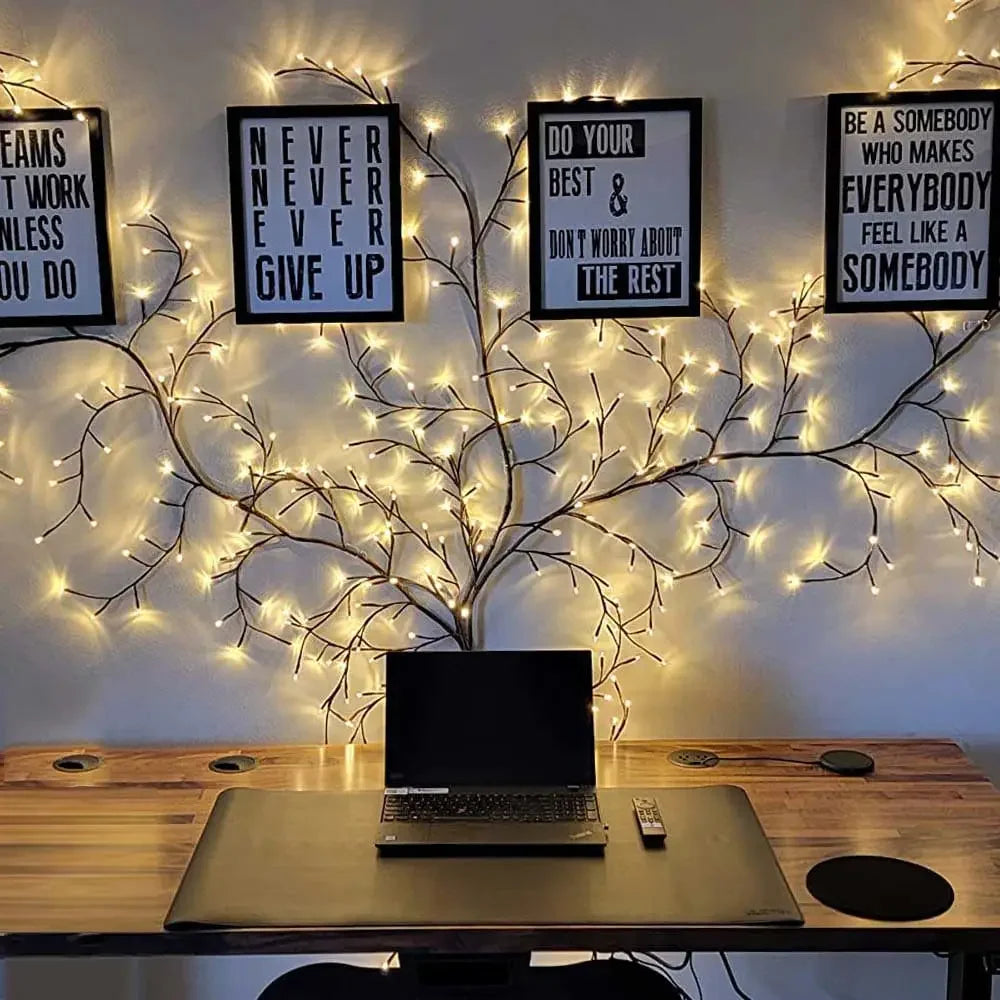 144 LEDs Lighted Vine Tree Branch for Home Christmas Party - LSDproductionsGB