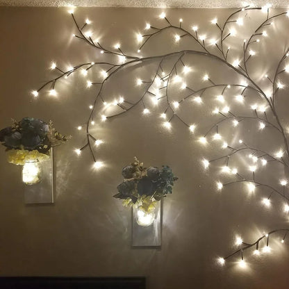 144 LEDs Lighted Vine Tree Branch for Home Christmas Party - LSDproductionsGB