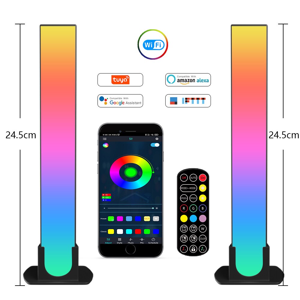 Living Room Or Bedroom Indoor RGB Atmosphere Standing Lamps - LSDproductionsGB