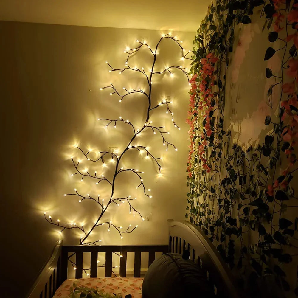 144 LEDs Lighted Vine Tree Branch for Home Christmas Party - LSDproductionsGB